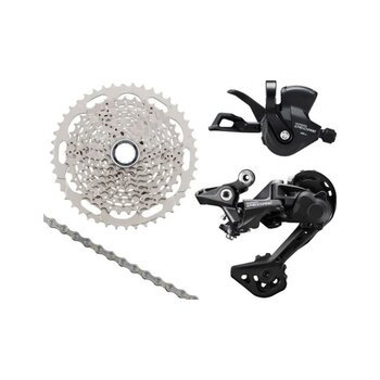Shimano Deore M4100 1x10-speed Upgrade Kit 11-46 Göstergesiz Kelepçeli Siyah