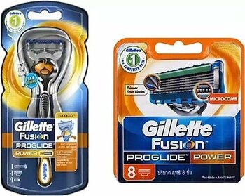 Gillette Fusion Proglide Flexball Power 1up Makina+8 Başlık Tıraş Bıçağı