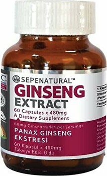 Sepe Natural Panax Ginseng Ekstrakt 60 Kapsül