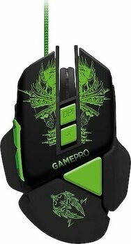 PoloSmart PGM16 Siyah-Yeşil Optik Kablolu Oyuncu Mouse