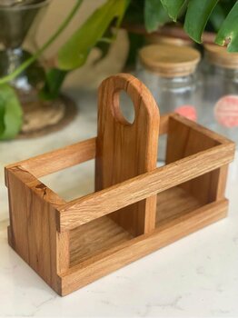 KOYMENWOODS 2 'li Sosluk Standı Ahşap Stand Mutfak Düzenleyici