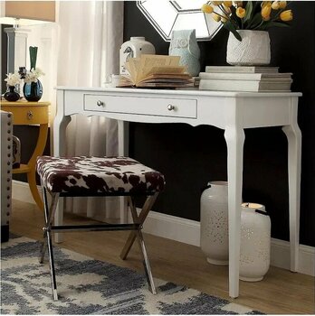 Wooding Lake Bonamy 100 cm x 60 cm x 80 cm Beyaz Çalışma Masası