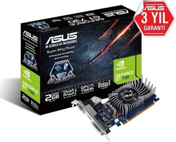 ASUS GT730 2GB SL-2GD5-BRK DDR5 64bit HDMI DVI PCIe 16X v2.0