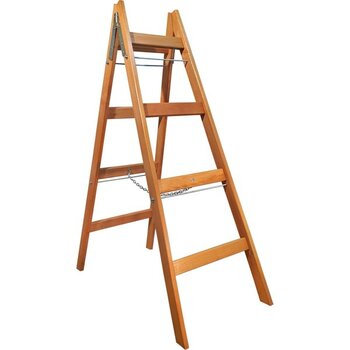 İtimat A Tipi Ahşap Merdiven 4+4 Basamaklı