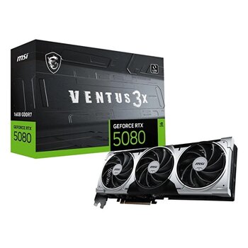 MSI Ventus 3X Plus GeForce RTX 5080 16 GB Gddr7 256 Bit Hdmı/dp Ekran Kartı