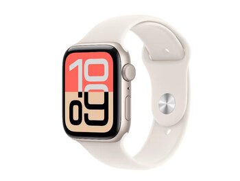 Apple Watch Se 3 Gps 44 Mm Alüminyum Kasa Ve Spor Kordon - M/L Yıldız Işığı