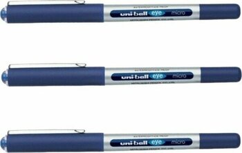 Uni-Ball Eye Micro 0.5 Roller Kalem Mavi Üç Adet