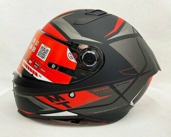 mt Kask mt Revenge 2 Hatax B5 Mat Şeffaf Vizörlü V14B - 2XL - Kırmızı