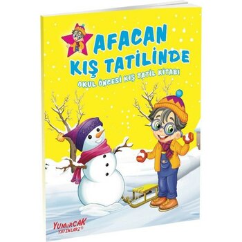 Afacan Kış Tatilinde Okul Öncesi Kış Tatil Kitabı Hikaye Hediyeli