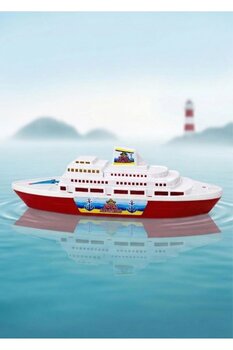 Tıfıl Toys 45cm Devasa Renkli Pasifik Yolcu Gemisi Oyuncak Gemi