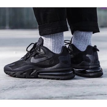 Nike Air Max 270 React (gs) Kadın Spor Ayakkabı Bq0103-004 Siyah 38