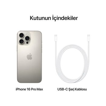 Apple İphone 16 Pro Max 256 Gb Natürel Titanyum (outlet)