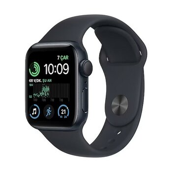 Apple Watch Se 2.nesil (2023) Gps + Cellular 44MM Midnight Aluminium Case With Midnight Sport Band - M/l - M - L