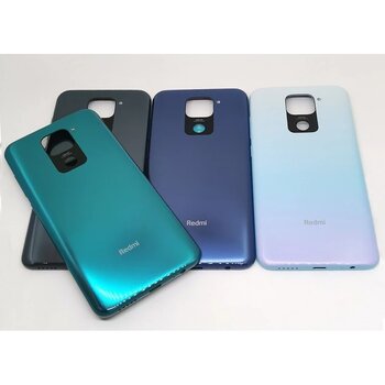 Xiaomi Redmi Note 9 Arka Kapak-arka Pil Batarya Kapağı Cam Yeşil
