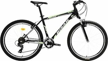 Bisan MTX 7050 V Siyah-Yeşil 21 Vites 26 Jant Erkek Dağ Bisikleti