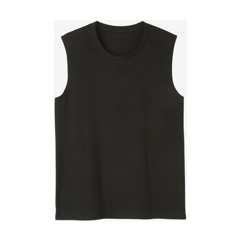 Decathlon DOMYOS Erkek Siyah Regular Sporcu Atleti 500 - Fitness - S