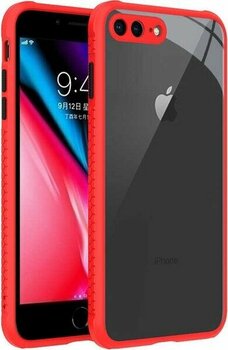 Vardar Aksesuar Apple iPhone 8 Plus Kılıf ​​Kaff Kapak-Kırmızı - Kırmızı