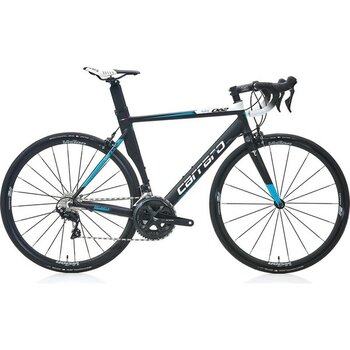 Carraro Race 062 Shimano 105 Grup Set Karbon Maşa Yarış Bisikleti  54 - Siyah - Mavi - Beyaz
