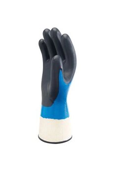 Showa - Köpük Nitril Avuçiçi Çift Kat Kaplı Koruyucu Eldiven 9 numara