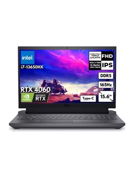 Dell Gaming G15 5530 i7-13650HX 32-GBDDR5 256 GBSSD RTX4060 (8GB-140W) 15.6 FHD Freedos G155530014UATC19