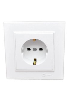 MAKEL Karea Topraklı Priz (BEYAZ)