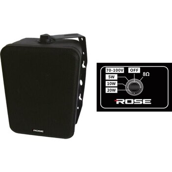 Rose Siyah 4" Bas Hoparlör