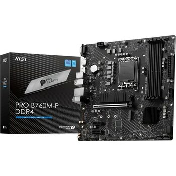 MSI Msı Pro B760M-P Ddr4 HDMI Dp Pcıe 16X V4.0 1700P Matx