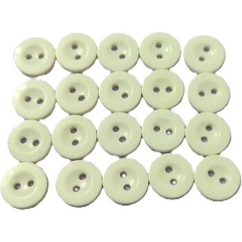 Çillor 100 Adet/ Beyaz/gömlek Düğmesi /18 BOY-11,4MM-0450İNÇ - Beyaz 001