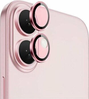 Piyasa Sepeti Apple iPhone 16 - 16 Plus Metal Çerçeveli Kamera Koruma Lensi - Rose