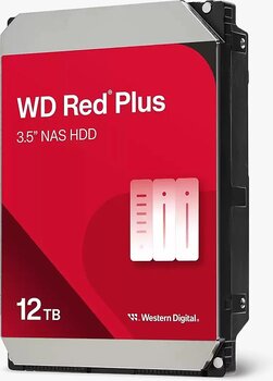 Western Digital Red Plus WD120EFGX SATA 3.0 7200 RPM 3.5" 12 TB Harddisk