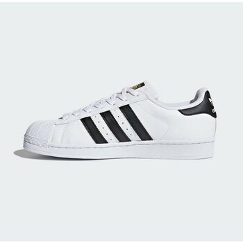 Adidas Superstar C77124 Spor Ayakkabı - Beyaz - Siyah - 36,5