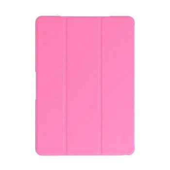 CresCent Apple iPad 4.Nesil (2012 Sonu) LeatherSoft Smart Case Deri Tablet Kılıfı (A1458/A1459/A1460) 9.7 İnç Pembe
