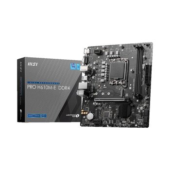 Msi Pro H610m-e Ddr4 Intel H610 3200 Mhz Ddr4 Soket 1700 Matx Anakart
