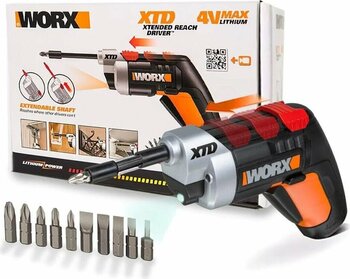 WORX WX252 4Volt/1.5Ah. Li-ion Şarjlı Tornavida + 10 adet Bits Uç