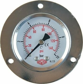 Simga Çap Ø52 Mm Ön Flanşlı Kuru Tip Manometre - 0-10 bar
