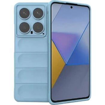 Xiaomi 14 Pro Global Miami Serisi Darbeye Dayanıklı Silikon Kılıf Mavi