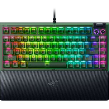 Razer Blackwidow V4 75% Phantom Green Edition - Çalışırken Değiştirilebilir Mekanik Oyun Klavyesi (T