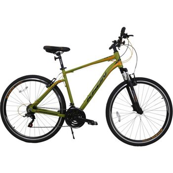 Kron TX75 28 Jant V 20K Şehir Bisikleti M.haki-Siyah-Turuncu - Haki - Yeşil