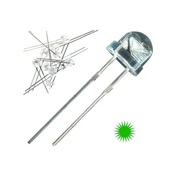 Mantar Led 4.8mm ( Yeşil ) 10 Adet