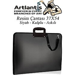 Resim Çantası Fermuarlı Kulplu 37x54 cm 1 Adet Teknik Resim Dosya Çantası 35x50 cm Askılı Proje Çantası Okul Sınıf