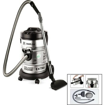 Torbasız - Kuru Vakumlu - Metal Kasa Elektrikli Süpürge 21LT - 2850W HSV-622DVC (4887) - 1