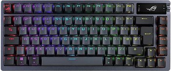 Asus ROG Azoth Siyah RGB %75 TKL NX Switch Kablolu/Kablosuz Mekanik Oyuncu Klavyesi