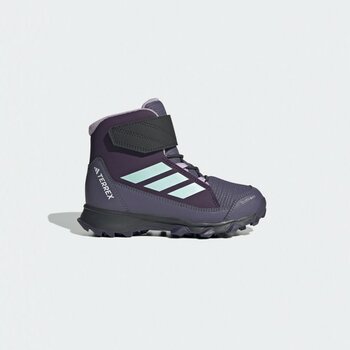 Adidas TERREX JR4190 Terrex Snow CF CLIMAWARM Winter Shoes Kids - Mor - 35