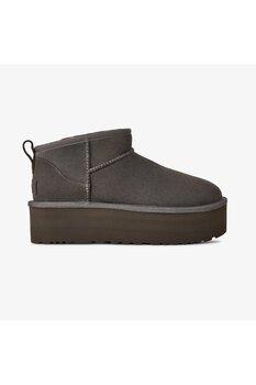 UGG Classic Ultra Mini Platform Kadın Antrasit Bot 39 Numara
