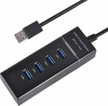 Duraktech 4 Port USB Hub 3.0 USB Çoklayıcı USB Çoğaltıcı Switch Port Işıklı