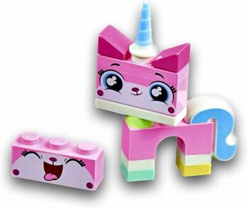 LEGO Unikitty - Çift Suratlı Gülen Unikitty Orijinal Minifigür
