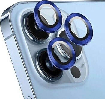 Microsonic Tekli Lacivert Apple iPhone 14 Pro Max Kamera Lens Koruma Camı