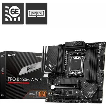 MSI Pro B650M-A WiFi AMD AM5 DDR5 Micro ATX Anakart