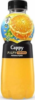 Cappy Pulpy Portakal Parçacıklı Meyve Suyu 330 ml 12 Adet (Pet)