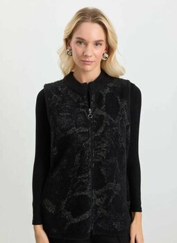 Selen Siyah Kadın Yelek 25ksl2071